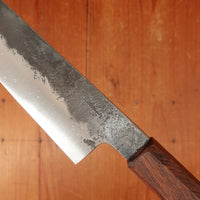 Rolin Knives 175mm Petty AEB-L Kurouchi Sandblasted Ironwood