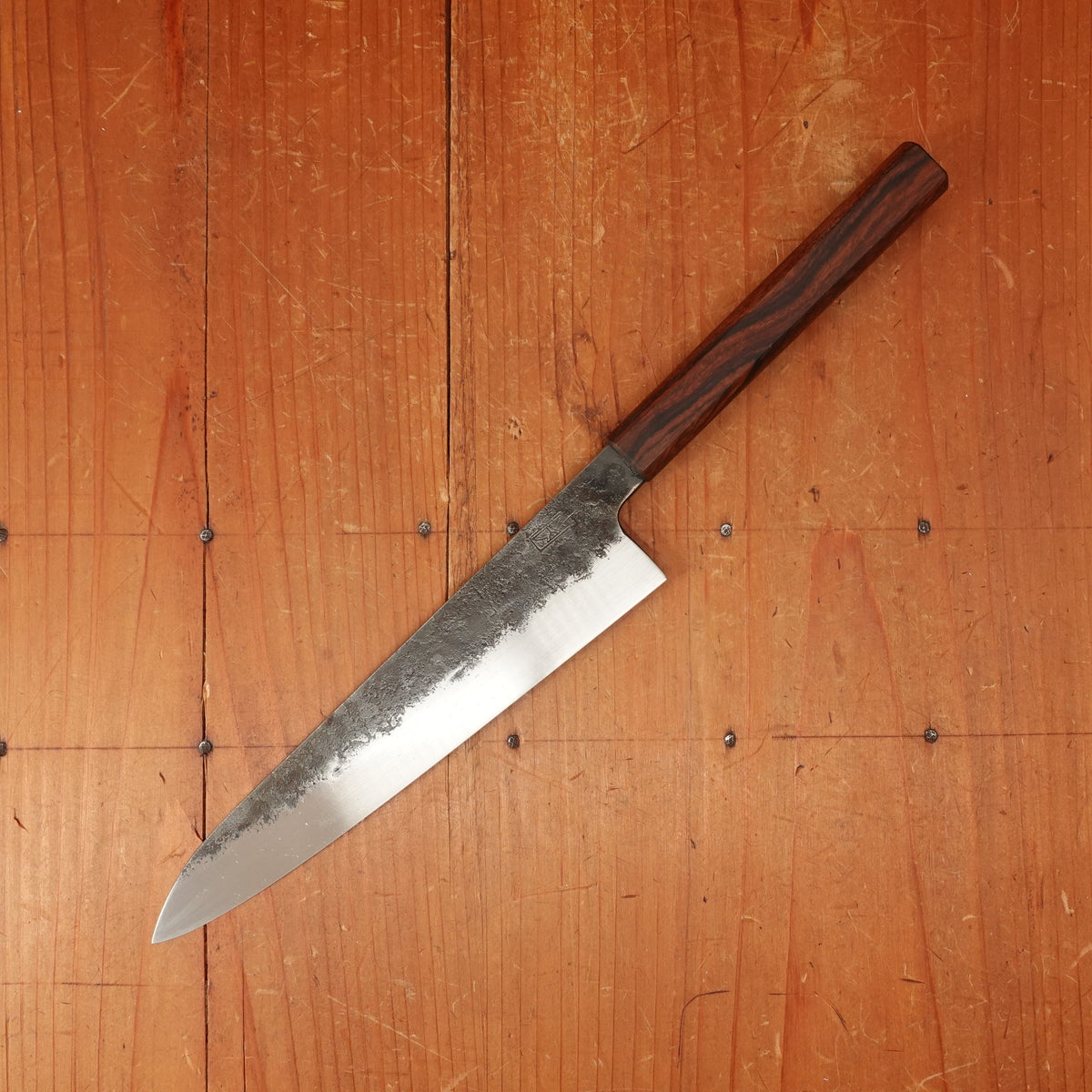Rolin Knives 175mm Petty AEB-L Kurouchi Ironwood