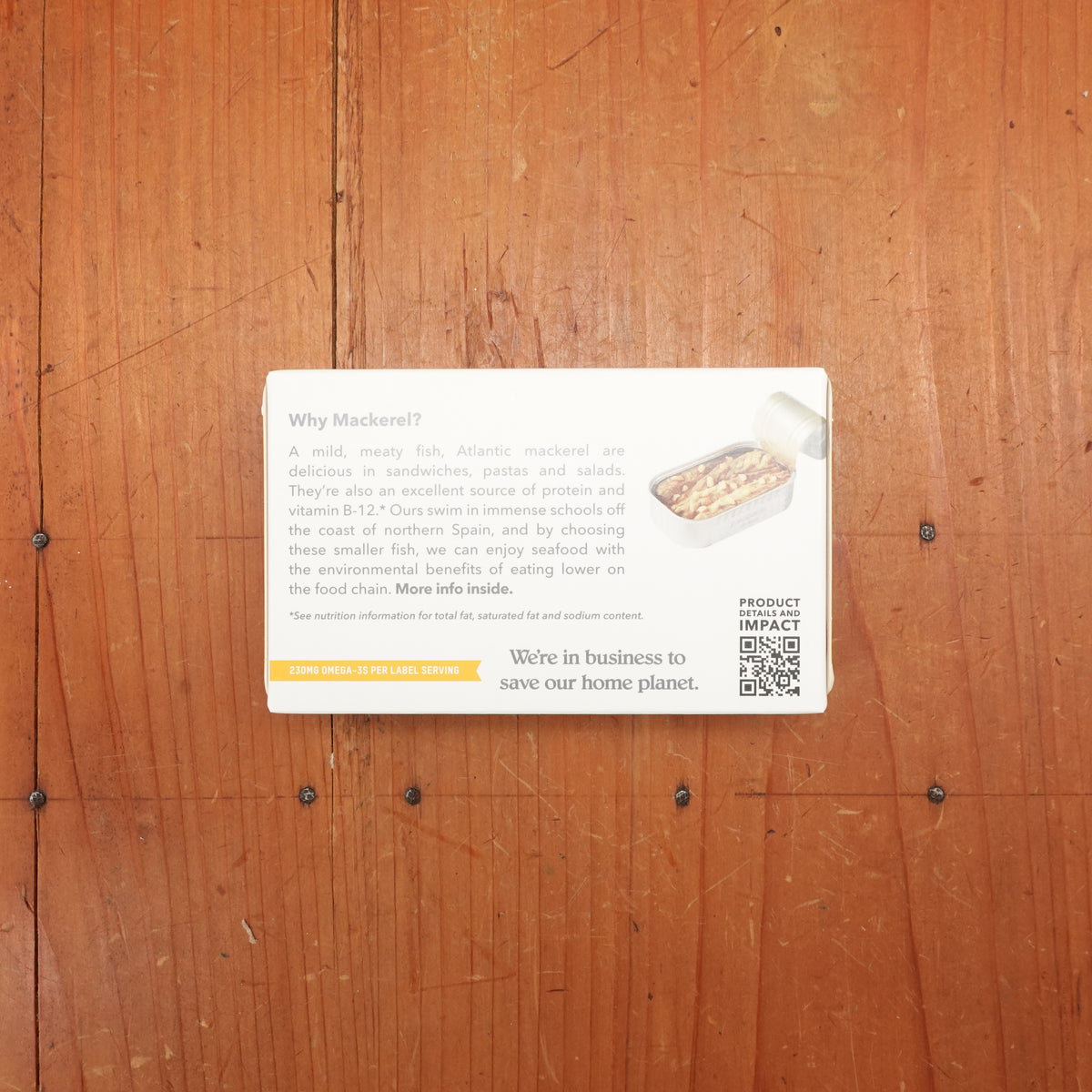 Patagonia Roasted Garlic Mackerel - 4.2oz