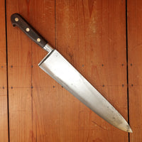 K Sabatier Jeune 13" Chef Knife Ideal Pattern Carbon Steel Thiers 1960s