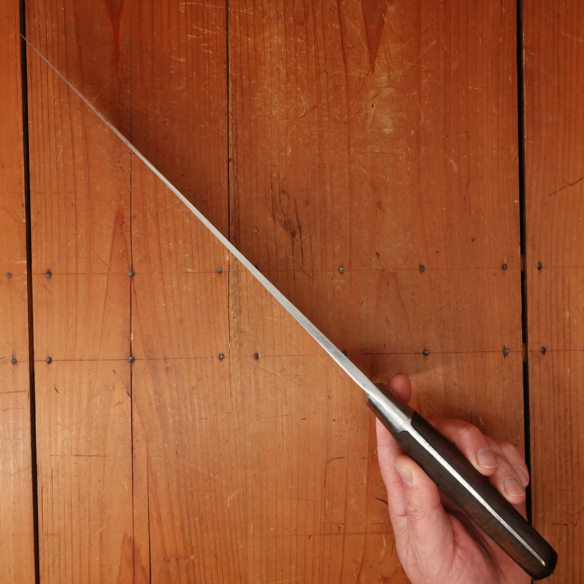 K Sabatier Jeune 13" Chef Knife Ideal Pattern Carbon Steel Thiers 1960s
