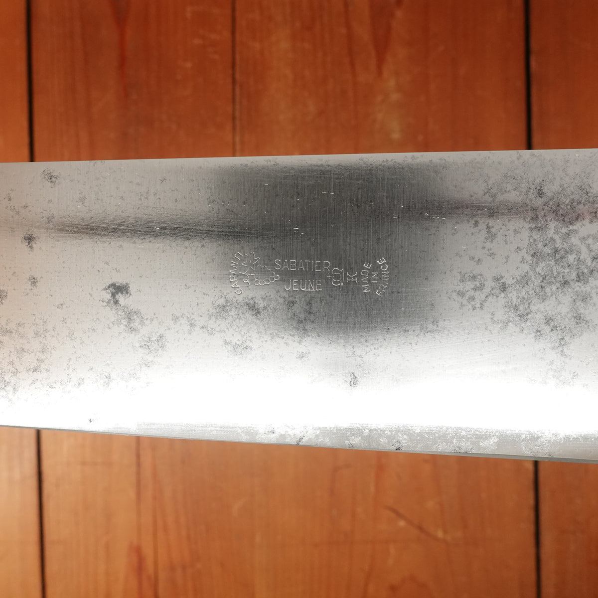 K Sabatier Jeune 13" Chef Knife Ideal Pattern Carbon Steel Thiers 1960s