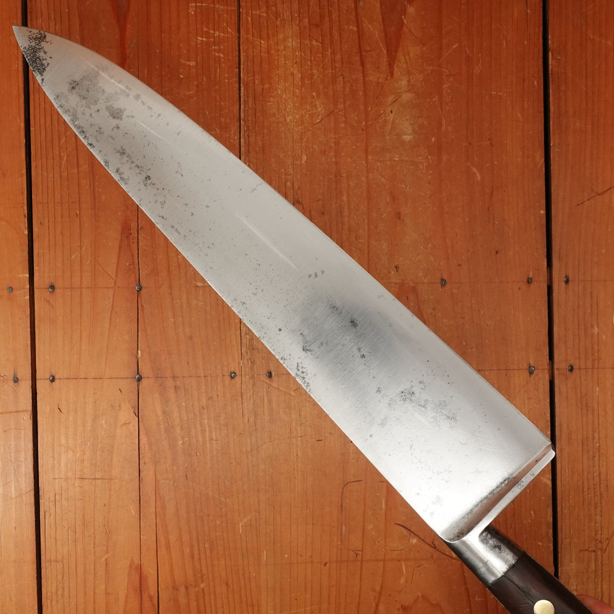 K Sabatier Jeune 13" Chef Knife Ideal Pattern Carbon Steel Thiers 1960s