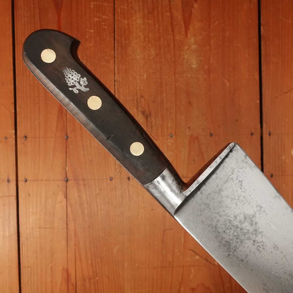 K Sabatier Jeune 13" Chef Knife Ideal Pattern Carbon Steel Thiers 1960s