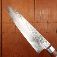 Hitohira HG 180mm Gyuto Stainless Suminagashi Tsuchime Western Handle