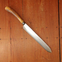 M E Peck 8.5" Carving Knife "Goffed" Forged Carbon Steel Stag (Sheffield ?) 1870s-1910?
