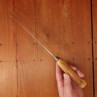 M E Peck 8.5" Carving Knife "Goffed" Forged Carbon Steel Stag (Sheffield ?) 1870s-1910?