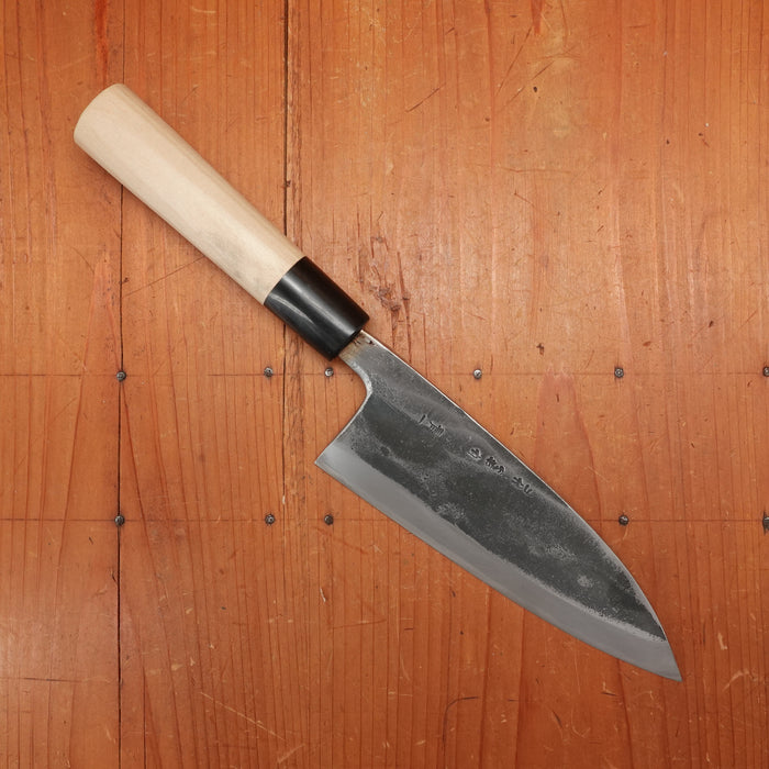 Refurbished Tosa Tadayoshi 180mm Ryo Deba Aogami 1 Ho Horn Handle - Ambidextrous