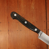 Hoffritz 8.5" Narrow Slicer Forged Stainless Pakka Solingen (Henckels?) 1970s-Early 80s