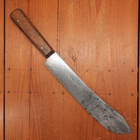 Early Forschner 'XXX Damascus' Foster Bros 10" Bullnose Scimitar Carbon Steel USA 19