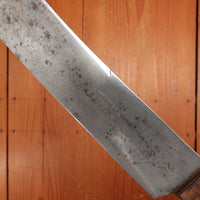 Early Forschner 'XXX Damascus' Foster Bros 10" Bullnose Scimitar Carbon Steel USA 19
