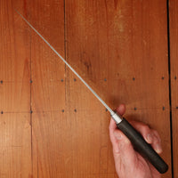 Unmarked 10" Chef Nogent / Cuisine Massif Carbon Steel Nickel Walnut Thiers / Nogent 1950s-60s