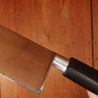 Unmarked 10" Chef Nogent / Cuisine Massif Carbon Steel Nickel Walnut Thiers / Nogent 1950s-60s