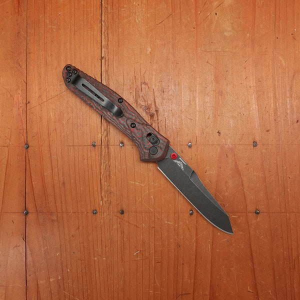 Benchmade Limited Edition 940BK-2502 Osborne Reverse Tanto CPM-Magna-Cut AXIS Lock Lava Flow Fatcarbon® Handle