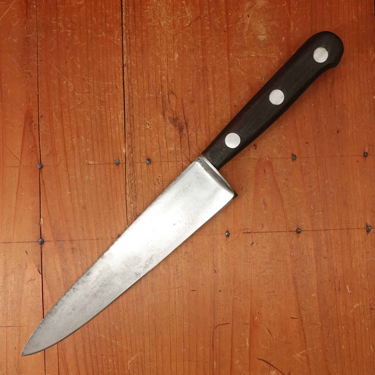 LF&C 8” Chef Knife Carbon Steel Rosewood 1920s-60s USA
