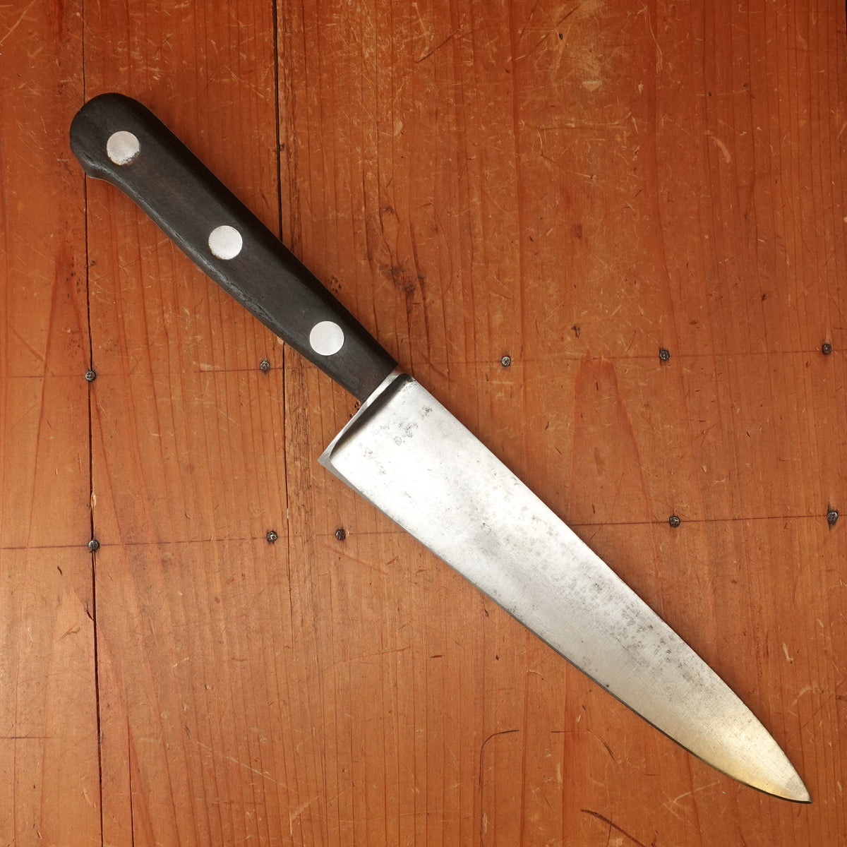 LF&C 8” Chef Knife Carbon Steel Rosewood 1920s-60s USA