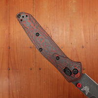Benchmade Limited Edition 940BK-2502 Osborne Reverse Tanto CPM-Magna-Cut AXIS Lock Lava Flow Fatcarbon® Handle