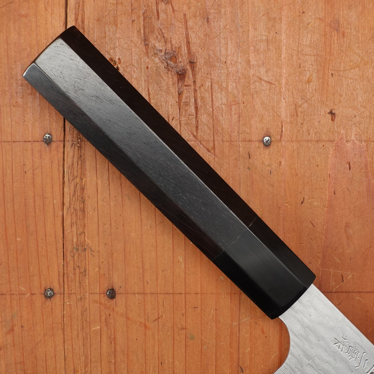 Nigara Hamono 170mm Santoku VGXEOS Ebony Handle