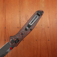 Benchmade Limited Edition 940BK-2502 Osborne Reverse Tanto CPM-Magna-Cut AXIS Lock Lava Flow Fatcarbon® Handle