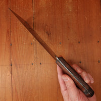 Gerlach Warszawa 6" Cleaver Hand-Forged Carbon Steel Birdseye Rivets Poland 1900-1930s?