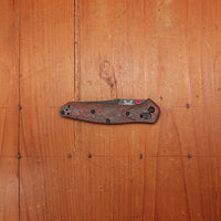 Benchmade Limited Edition 940BK-2502 Osborne Reverse Tanto CPM-Magna-Cut AXIS Lock Lava Flow Fatcarbon® Handle