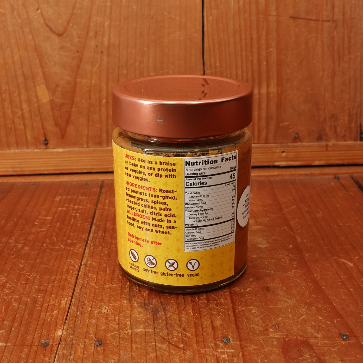 Azalinas Lemongrass Peanut - 8oz