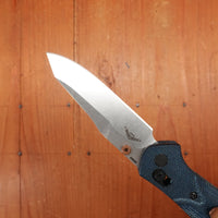 Benchmade 945-04 Mini Osborne Reverse Tanto M390 Axis Lock Denim Micarta