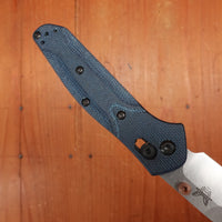 Benchmade 945-04 Mini Osborne Reverse Tanto M390 Axis Lock Denim Micarta