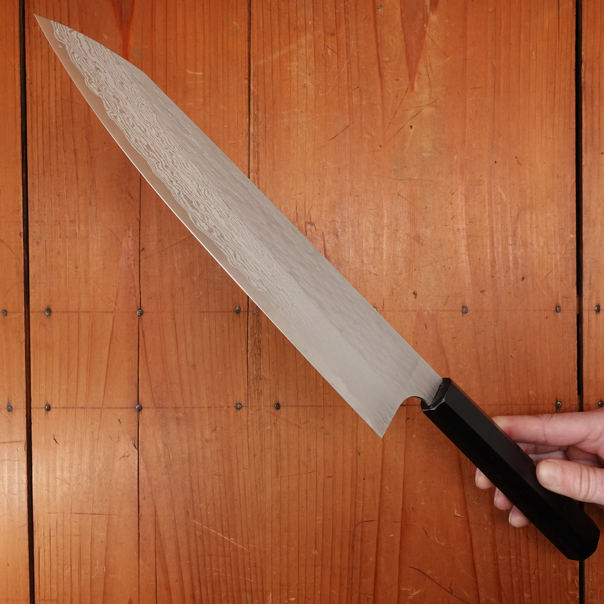 Nigara Hamono 240mm Gyuto VG XEOS Ebony Handle