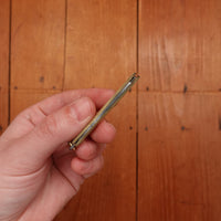 New Old Stock 2 1/8" Pen Knife Carbon Steel & Cracked Ice Maniago, Italy 1950-70s