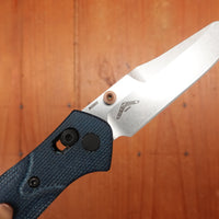Benchmade 945-04 Mini Osborne Reverse Tanto M390 Axis Lock Denim Micarta