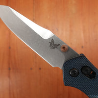Benchmade 945-04 Mini Osborne Reverse Tanto M390 Axis Lock Denim Micarta
