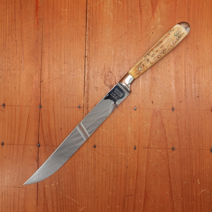 Hoffritz 8" Carving Knife Forged Stainless Stag Solingen 1950s-60s