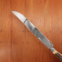 Hoffritz 8" Carving Knife Forged Stainless Stag Solingen 1950s-60s
