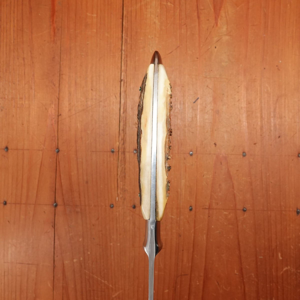 Hoffritz 8" Carving Knife Forged Stainless Stag Solingen 1950s-60s