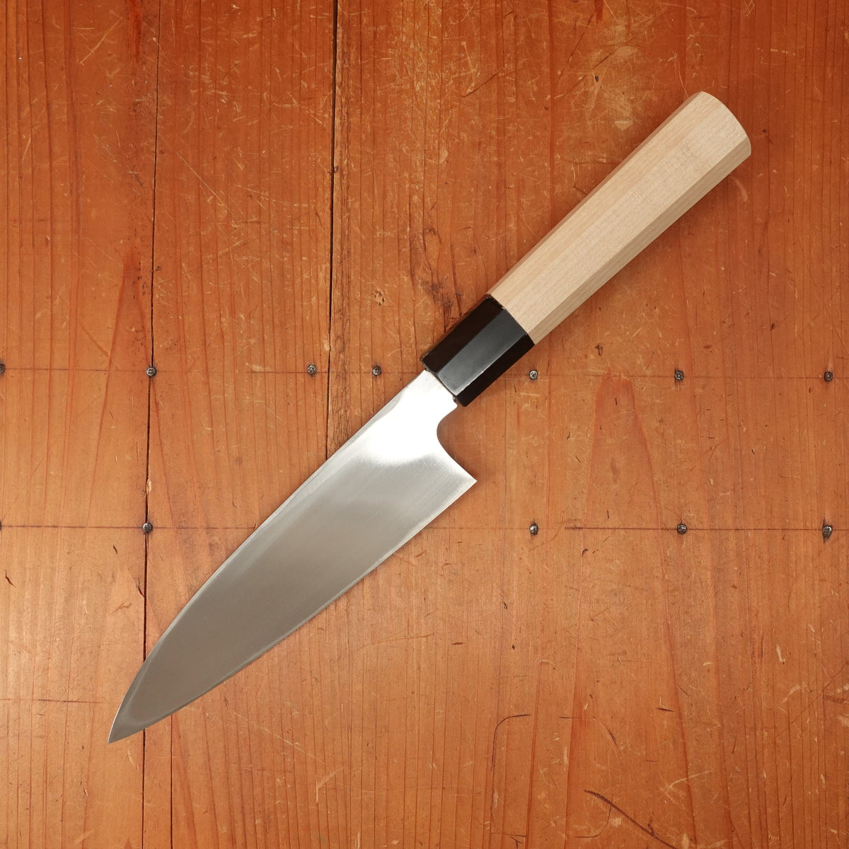 New Old Stock Morikatsu 180mm Funayuki Sakai Ho Wood