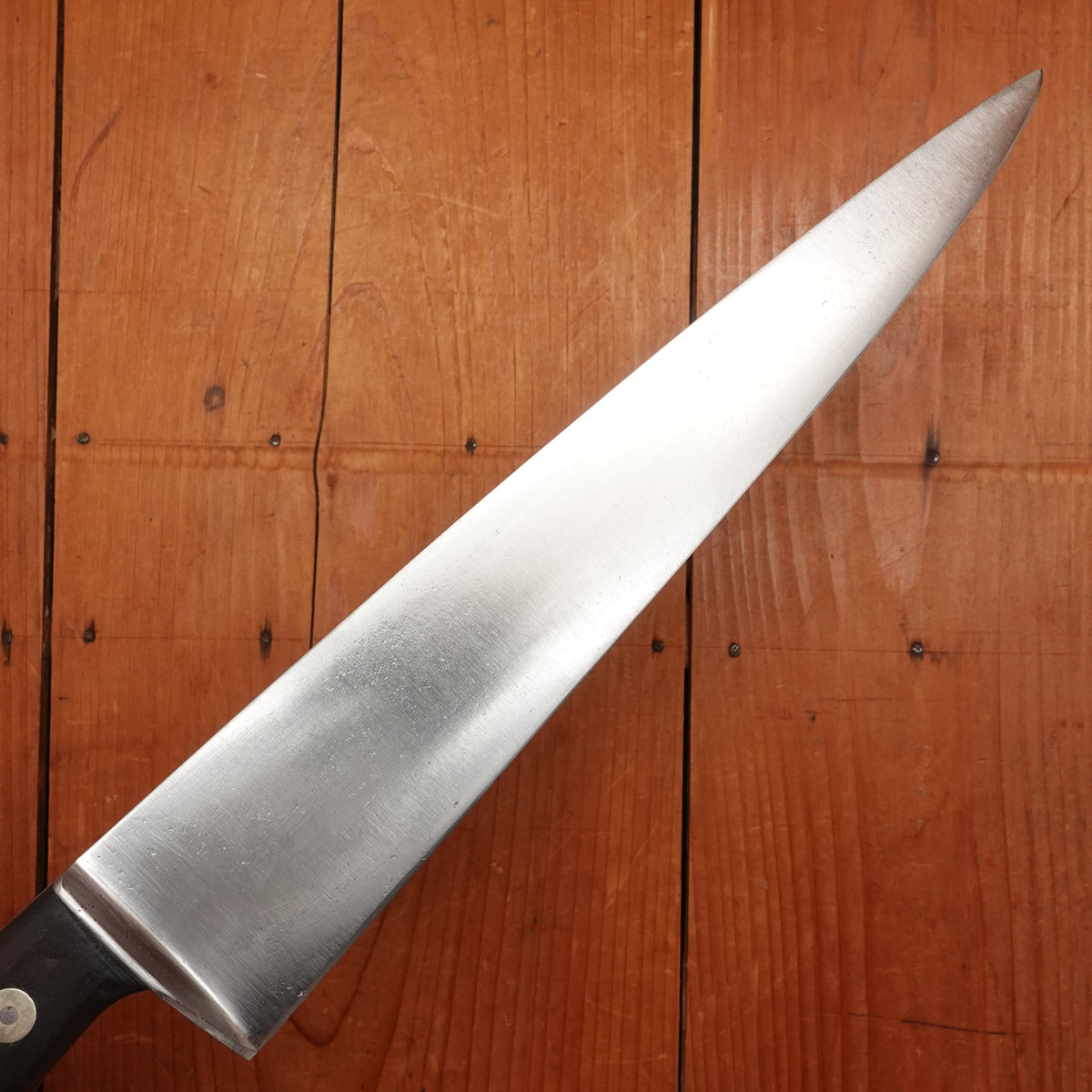 Ed Wusthof Dreizack 11" Chef Knife Carbon Steel Ebony Solingen 1920-50s