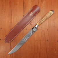 Hoffritz 8" Carving Knife Forged Stainless Stag Solingen 1950s-60s