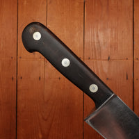 Ed Wusthof Dreizack 11" Chef Knife Carbon Steel Ebony Solingen Germany 1920-50s