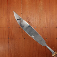 Anton Wingen Jr 6 Pc Carving & Steak Knife Set Stainless & Stag Solingen 1960s 70s