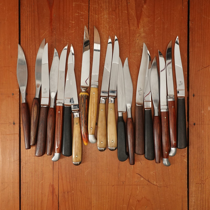 Assorted Mid Century Stainless Steak Knife USA, UK, Germany or France