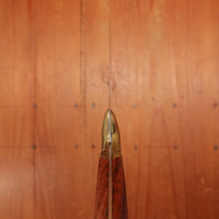 Rowoco set of 6 Steak Knives Stainless Brass Rosewood France 1960s 70s