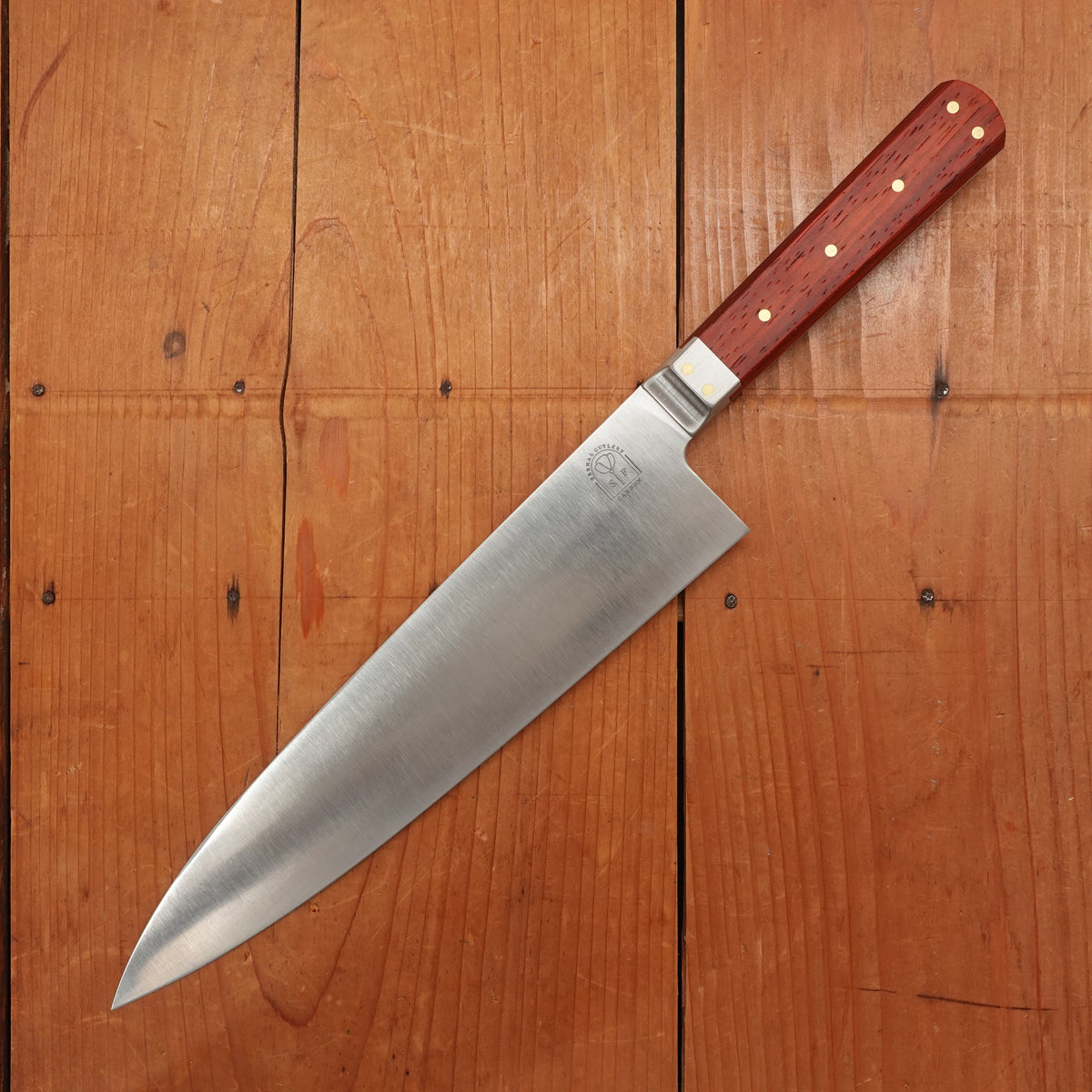 Greenfield Gyuto 9" Chef Knife A2 Carbon Steel & Padauk