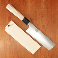 Ashi Hamono Ginga 180mm Nakiri Carbon Steel with Saya