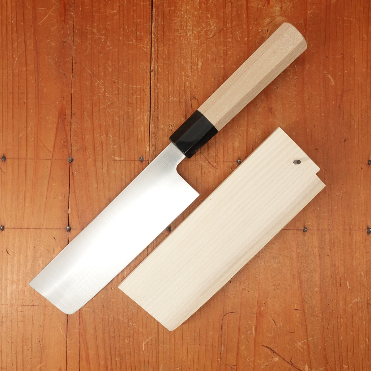 Ashi Hamono Ginga 165mm Nakiri Swedish Stainless with Saya