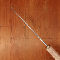 Rolin Knives 165mm Nakiri Apex Ultra Stabilized Curly Maple and Brass with Saya