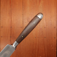 Firestone Trading Co 4pc Forged Table Knife & Fork Set Stainless & Walnut Solingen ~1950s