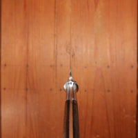 Firestone Trading Co 4pc Forged Table Knife & Fork Set Stainless & Walnut Solingen ~1950s
