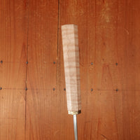 Rolin Knives 165mm Nakiri Apex Ultra Stabilized Curly Maple and Brass with Saya