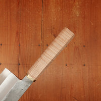 Rolin Knives 165mm Nakiri Apex Ultra Stabilized Curly Maple and Brass with Saya